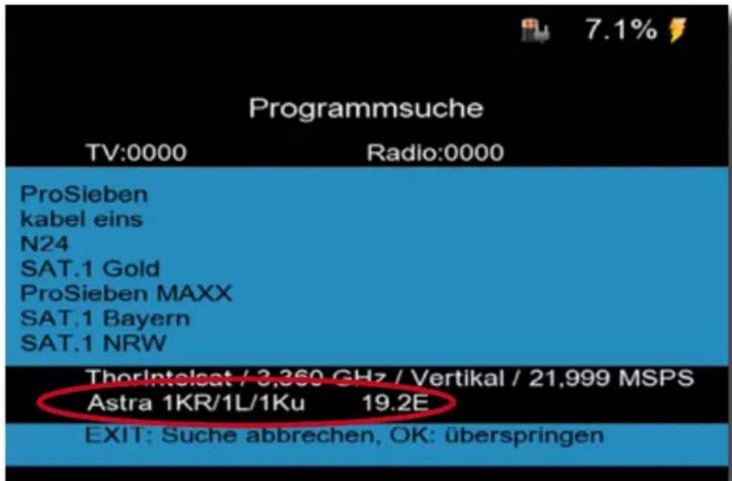 Telestar SATPLUS 2 - Automatische Satellitenerkennung - 2