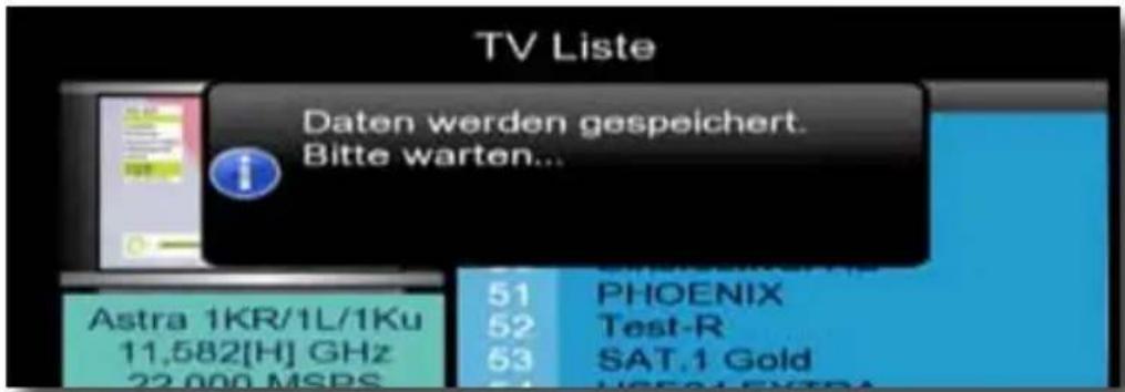 Telestar SATPLUS 2 - Programmliste auf einen exterenen USB Datenträger sichern - 1
