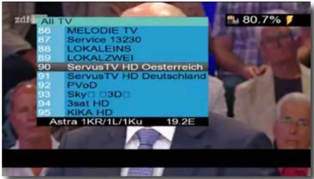 Telestar SATPLUS 2 - Hinweis: Akkustische Signalpegel Kontrolle ausschalten - 2