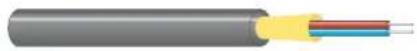 Hexatronic MPB30204/7 - GNGQBDU Drop Cable for Indoor and Outdoor Use - 1