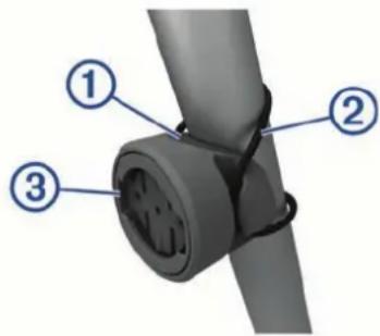 GARMIN Varia Rearview Radar - Anbringen der Universalhalterung - 1