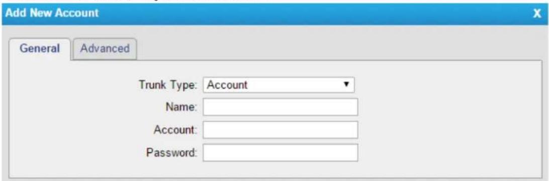 TIPTEL TB400 - 1) Account - 1