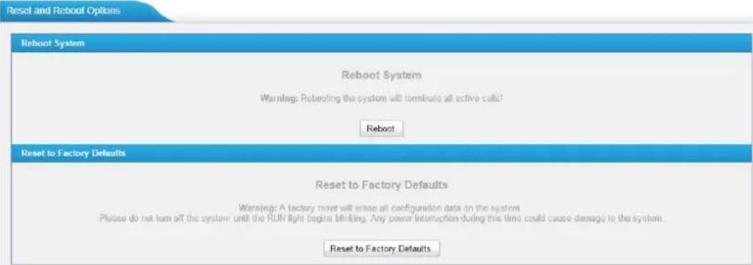 TIPTEL TB400 - Reset and Reboot - 1
