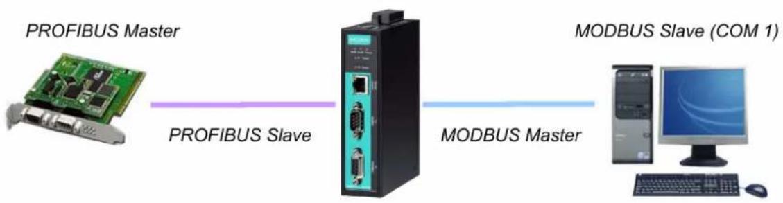 Moxa 4101-MB-PBS - Topology - 1