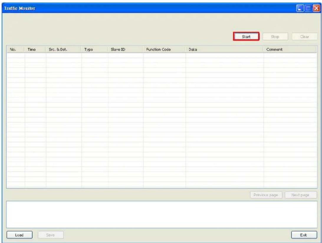 Moxa 4101-MB-PBS - Open Traffic Monitor Window - 2
