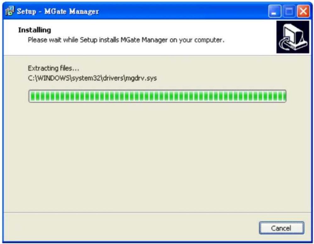 Moxa 4101-MB-PBS - Installing the Software - 5