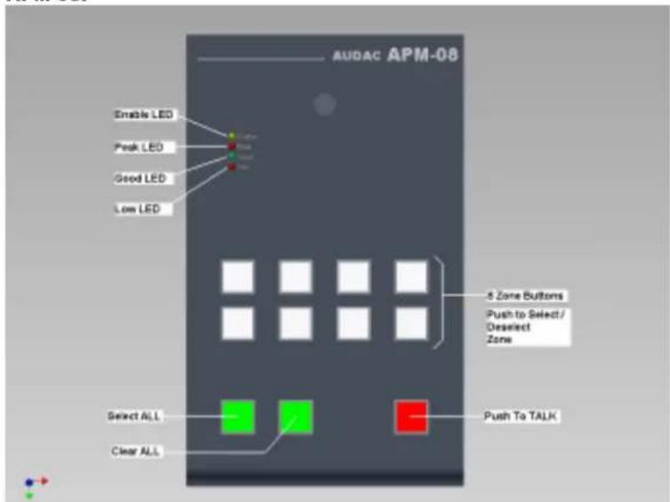 Audac ARU108MK2 - Overview different APM models - 2