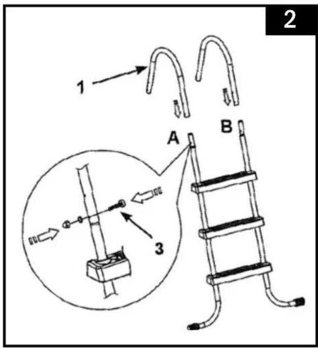 1 A B 2 3
