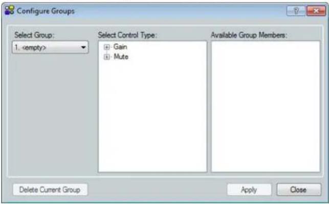 Extron DMP 44 LC - Configuring Gain and Mute groups - 3
