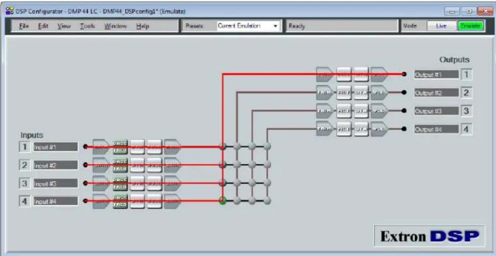 Extron DMP 44 LC - Mix-point configuration examples - 2