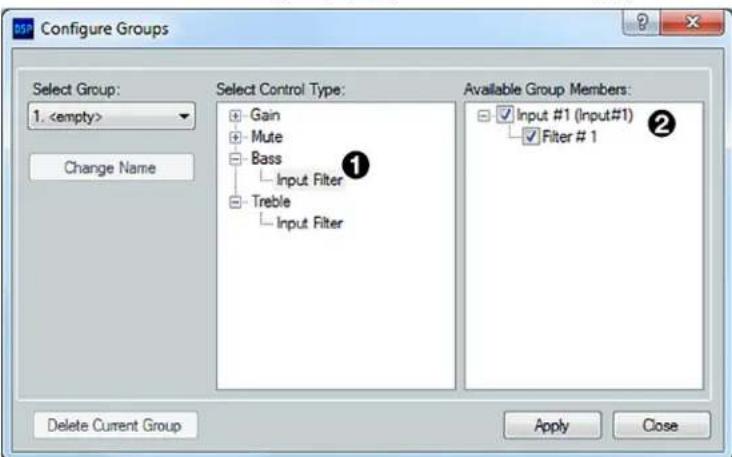 Extron DMP 44 LC - Configuring Bass and Treble groups - 6