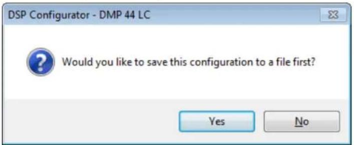 Extron DMP 44 LC - Pulling or Pushing a Configuration and Switching to Live Mode - 4