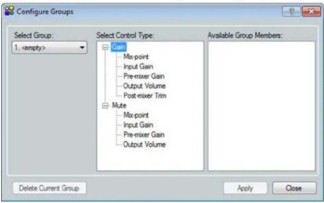 Extron DMP 44 LC - Configuring Gain and Mute groups - 4