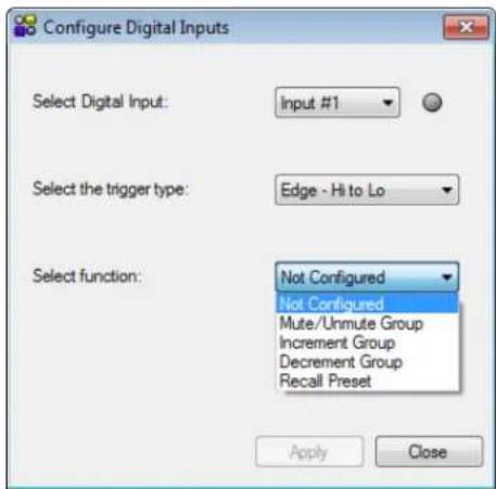 Extron DMP 44 LC - Configuring the Digital Input Ports - 4