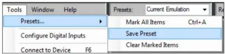 Extron DMP 44 LC - Saving a preset - 1