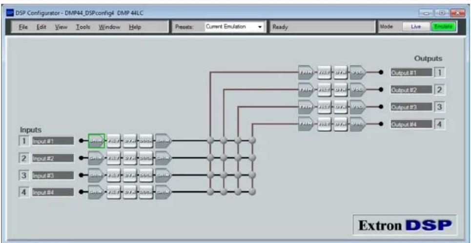 Extron DMP 44 LC - Starting the Program - 3