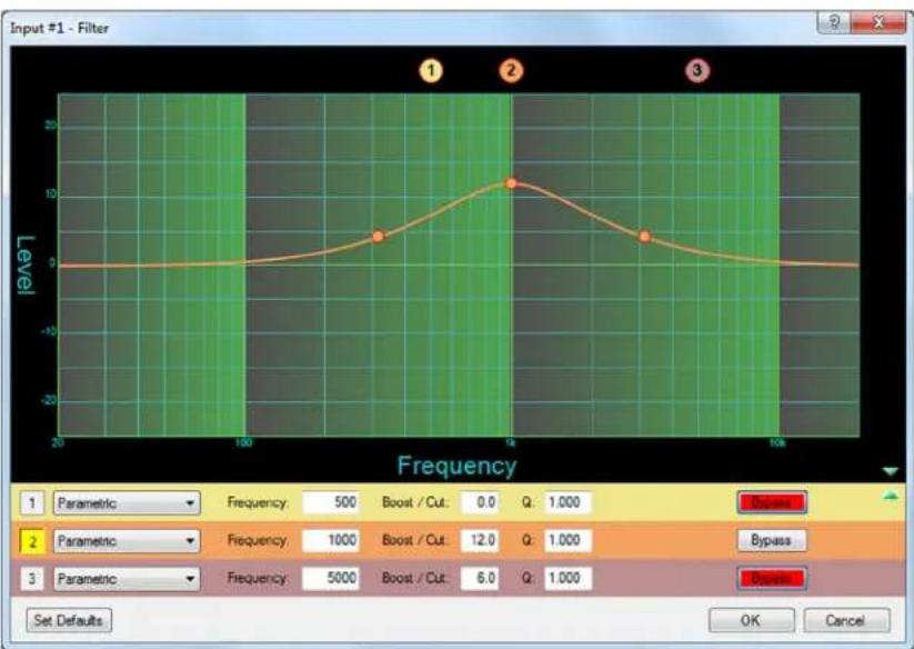 Extron DMP 44 LC - Parametric (equalizer) filters - 1