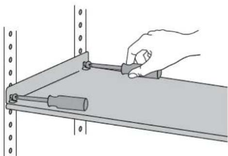 Ergotron YES40 - How to Adjust Shelf Height - 6