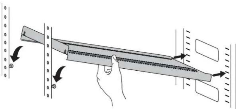 Ergotron YES40 - How to Adjust Shelf Height - 5