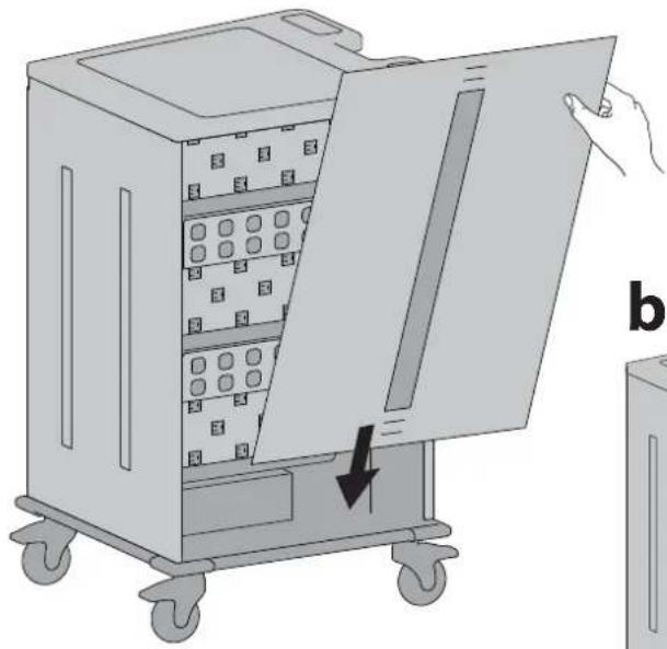 Ergotron YES40 - Replace the back panel. - 2