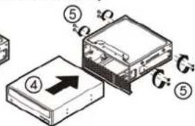 Chenbro Micom RM24200-L2 - Installing 5.25" ODD - 3