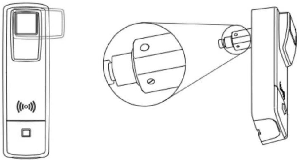 Kentix KXC-RA1 - Step 2: Setting of the opening direction - 3