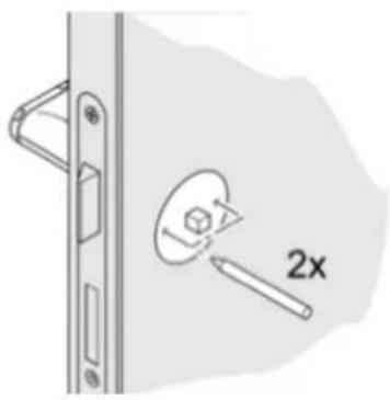 Kentix KXC-RA1 - Step 3: Mark boreholes - 1