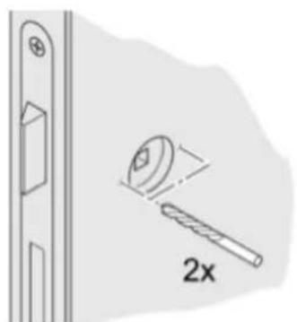 Kentix KXC-RA1 - Step 4: Drill holes - 1