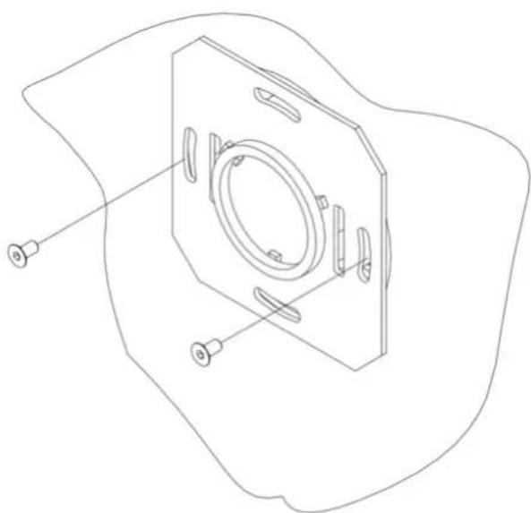 Kentix KXC-RA1 - Step 2: Fasten wall reader - 1
