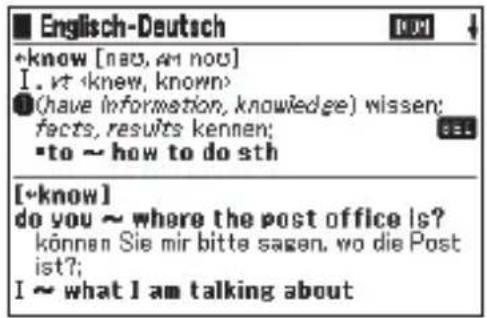 Englisch-Deutsch +know [nau, am nou] I. vt (have information, knowledge) wissen; facts, results kennen; •to ~ how to do sth [•know] do you ~ where the post office Is? können Sie mir bitte sagen, wo die Post ist?; I ~ what I am talking about
