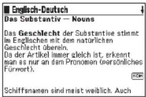 Englisch-Deutsch Das Substantiv — Nouns Das Geschlecht der Substantive stimmt Im Englischen mit dem natürlichen Geschlecht überein. Da der Artikel immer gleich ist, erkennt man es nur an dem Pronomen (persönliches Fürwort). Schiffsnamen sind meist weiblich. Auch