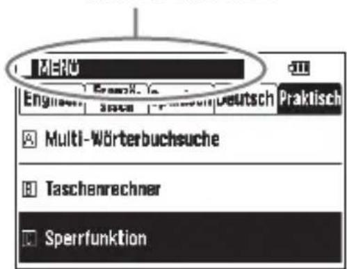 MENU Engineering 30481 | 1-2000 | Deutsch Praktisch Multi-Wörterbuchsuche Taschenrechner Sperrfunktion