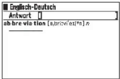 ■ Englisch-Deutsch Antwort [] ] ab-bre via tion [a,bri:vi'eɪn[e^n] n __________________