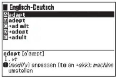 Englisch-Deutsch a adapt b adept c →ad mit d →adopt e →adult adapt [a'daept] I . vt ● (modify) anpassen (to an +akk); machine umstellen