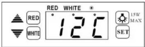 RED WHITE * RED WHITE 12°C 15W MAX SET