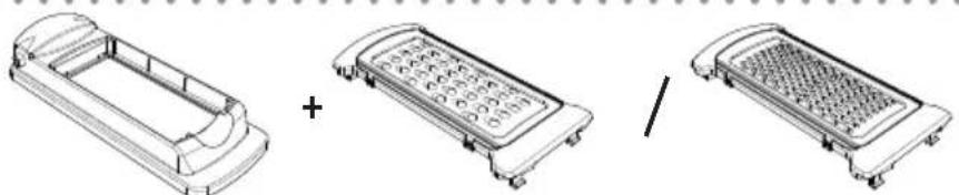 GENIUS Nicer Dicer Plus - Verwendung der Reib-Einsätze - 1