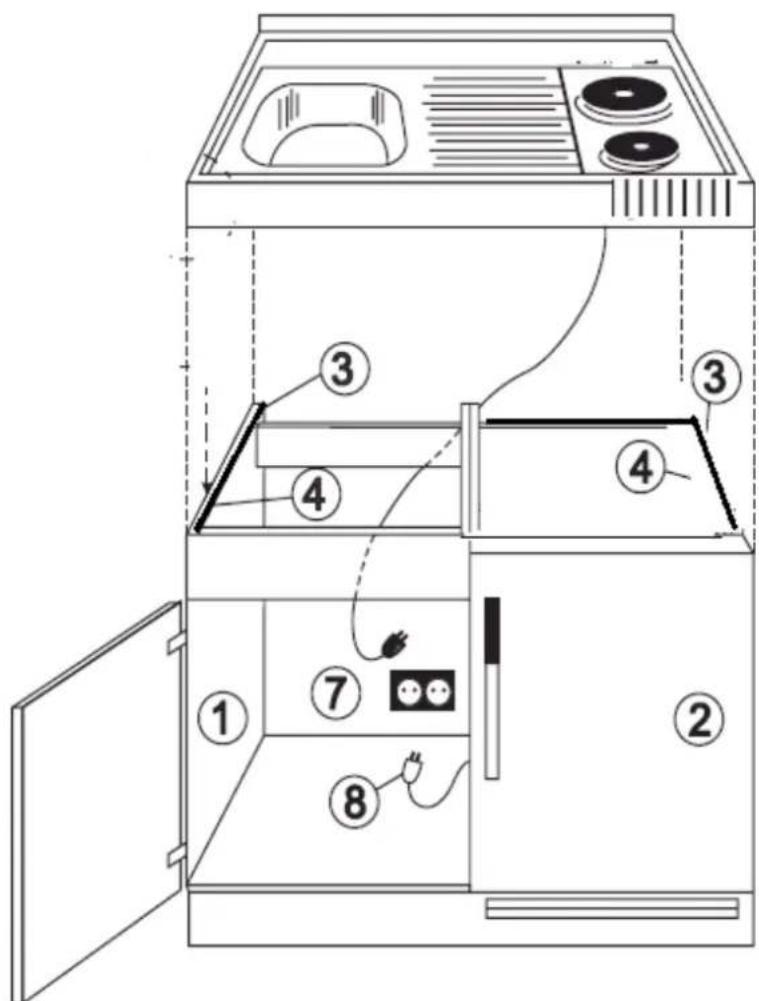 Exquisit KK 1000 - Aufstellen - 1