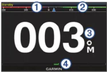 Standby 130 345 N 015 030 003③ M GARMIN ① ② ④