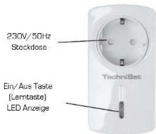 TECHNISAT TechniHome Z2 - TechniHome Z2 Zwischenstecker mit Energieverbrauchs-Messung - 1