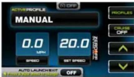 MASTERCRAFT X30 - Cruise/Profile Screen—Soft Key Commands - 2