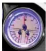 MASTERCRAFT X30 - 3-in-1 Engine Oil Pressure Gauge - 1