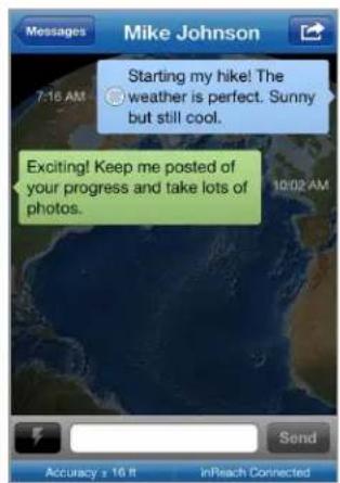 GARMIN InReach - To send a new message - 2