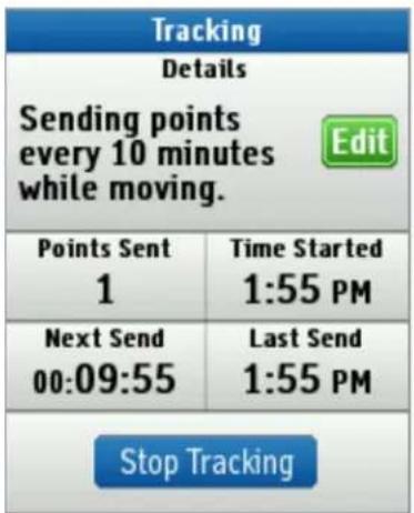 GARMIN InReach - Handing off Tracking - 2