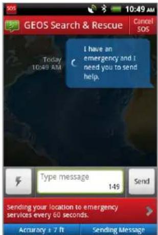 GARMIN InReach - The inReach cannot be powered off while an SOS message is being sent or cancelled. - 1