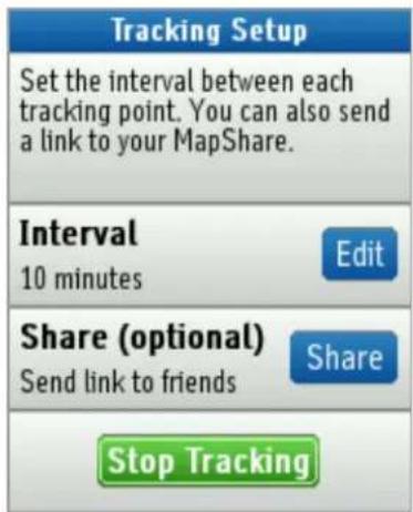 GARMIN InReach - Handing off Tracking - 1