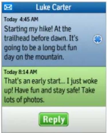 GARMIN InReach - Messages - 1