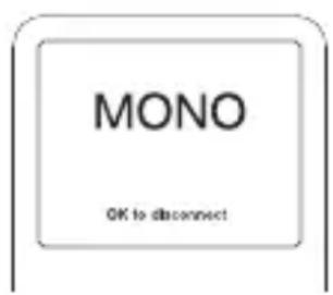 MONO OK to disconnect