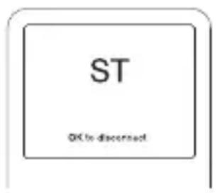 ST OK to disconnect