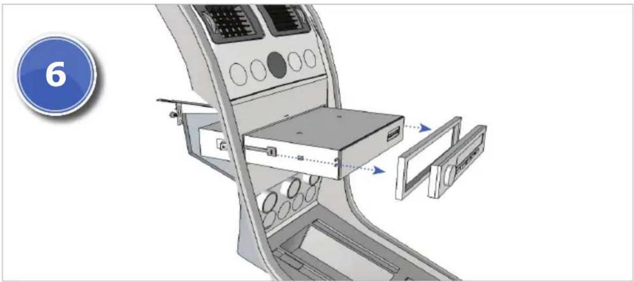 Xomax XM-VRSU4309BT V2 - Autoradio lösen - 1