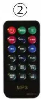 Xomax XM-VRSU413BT - Packungsinhalt - 2